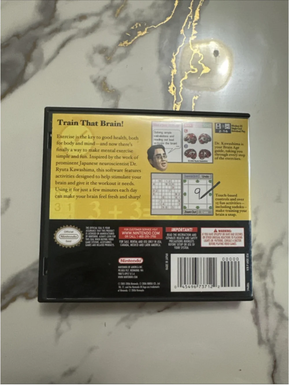 Brain Age: Train Your Brain in Minutes a Day! - Nintendo DS 2005-2006, very good